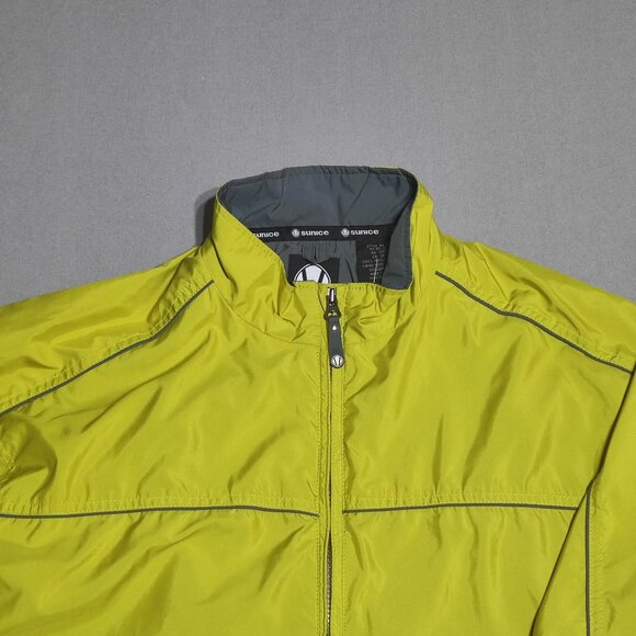 Sunice Weather performance jacket men's size M lime green colour short sleeve - Picture 2 of 12